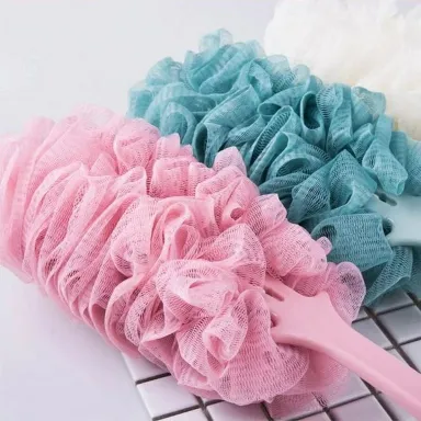 Body Scrubber Brush With Long Handle (1 pc)